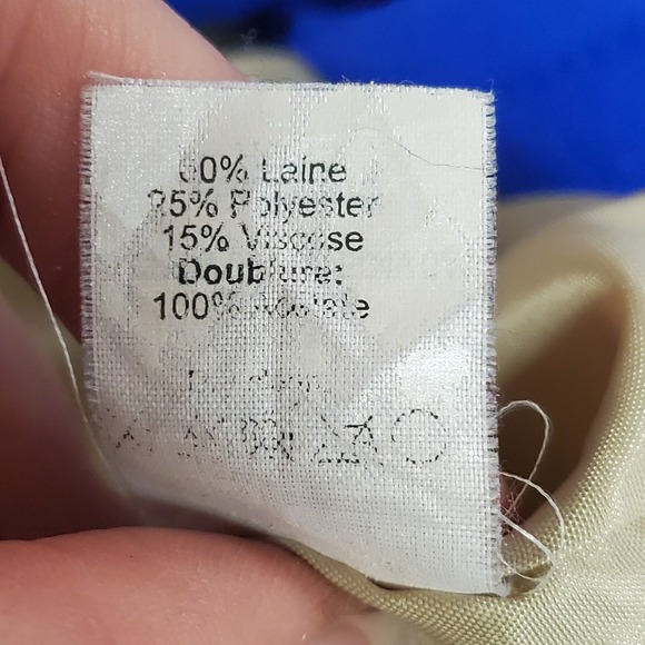 J Crew Womens Wool Factory Skirted Dress Coat Size 4 Blue‎ Formal Sophisticated - Picture 6 of 13